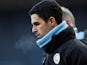 Manchester City assistant coach Mikel Arteta before the match on November 30, 2019