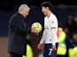Jose Mourinho congratulates Son Heung-min on December 7, 2019