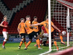 Charlton Athletic's Darren Pratley scores their first goal against Hull on December 13, 2019