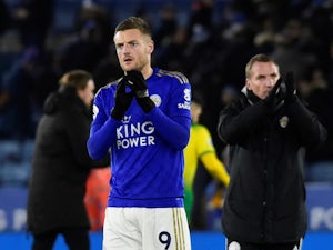 Brendan Rodgers: 'Only a matter of time before Jamie Vardy breaks goal drought'