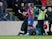 Crystal Palace's Mamadou Sakho looks dejected as he leaves the pitch after being shown a red card on December 3, 2019
