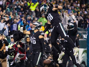 Eagles keep playoff hopes alive with overtime win against Giants
