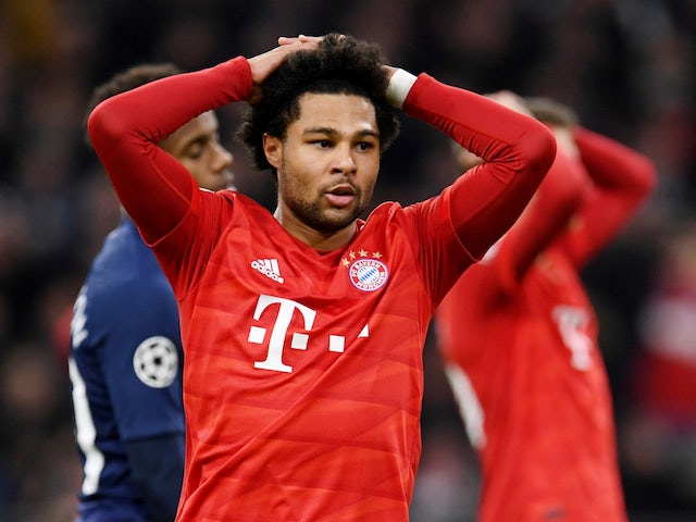 Bayern Munich's Serge Gnabry in action against Tottenham Hotspur in the Champions League on December 11, 2019