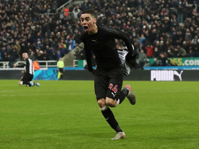 Steve Bruce thrilled as Miguel Almiron finally ends Newcastle goal drought