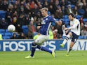 Preston North End's Ben Pearson has a shot at goal on December 21, 2019