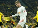 Timo Werner in action for RB Leipzig on December 17, 2019