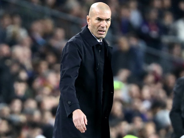Zinedine Zidane expects Barcelona to be 