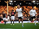 Fulham's Bobby Decordova-Reid celebrates scoring their first goal on December 29, 2019