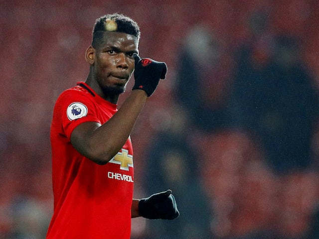 Manchester United midfielder Paul Pogba pictured on December 26, 2019