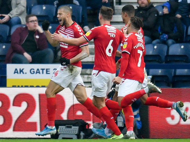Middlesbrough extend winning run with victory over Preston