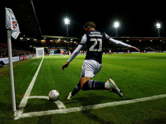 Millwall's Connor Mahoney pictured in October 2019