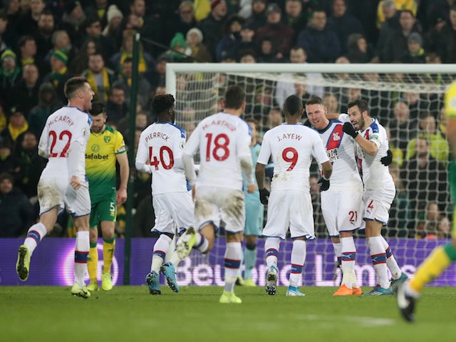 Result: VAR awards late Crystal Palace equaliser against Norwich