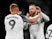 Derby Country's Martyn Waghorn celebrates scoring their second goal with Wayne Rooney on January 2, 2019