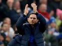 Chelsea manager Frank Lampard celebrates after the match on January 1, 2020