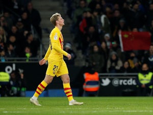Barcelona boss Valverde says De Jong's red card 'did us damage' in derby draw
