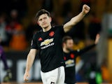Harry Maguire in action for Manchester United on January 4, 2020