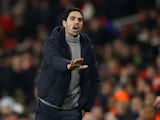 Arsenal boss Mikel Arteta pictured in January 2020