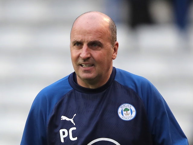 Wigan Athletic manager Paul Cook pictured on January 1, 2020