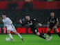 Swansea City's Yan Dhanda in action with Charlton Athletic's Ben Dempsey on January 2, 2020