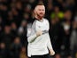 Derby Country's Wayne Rooney celebrates after Jack Marriott scored their first goal on January 2, 2020