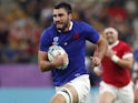 Charles Ollivon in action for France at the Rugby World Cup on October 20, 2019
