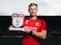 Eoin Doyle poses with his Player of the Month award for December 2019