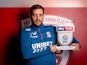 Jonathan Woodgate poses with his Championship Manager of the Month award for December 2019