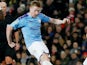 Kevin De Bruyne in action for Manchester City on January 7, 2020