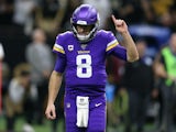 Kirk Cousins in action for Minnesota Vikings on January 5, 2020