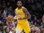 LeBron James in action for the Lakers on January 10, 2020