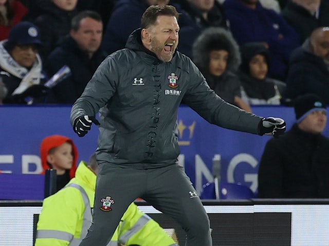 Southampton boss Ralph Hasenhuttl calls for pitchside monitors to review goals