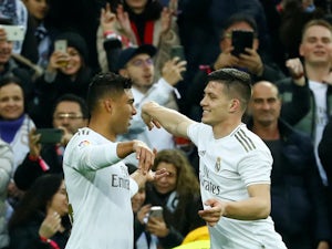 Casemiro double sends Real Madrid top of La Liga