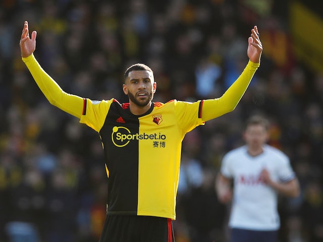 Watford's Etienne Capoue in action against Tottenham Hotspur in the Premier League on January 18, 2020