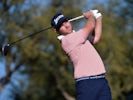 Grayson Murray plays his shot from the ninth tee during the first round of The American Express golf tournament on the Stadium Course at PGA West on January 16, 2020