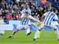 Bryan Mbuemo in action for Huddersfield on January 18, 2020