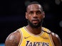 LeBron James in action for the Lakers on January 13, 2020