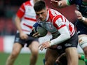 Louis Rees-Zammit in action for Gloucester on December 5, 2019