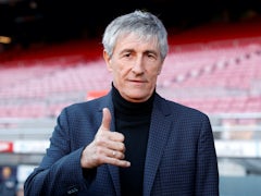 New Barcelona manager Quique Setien on January 14, 2020