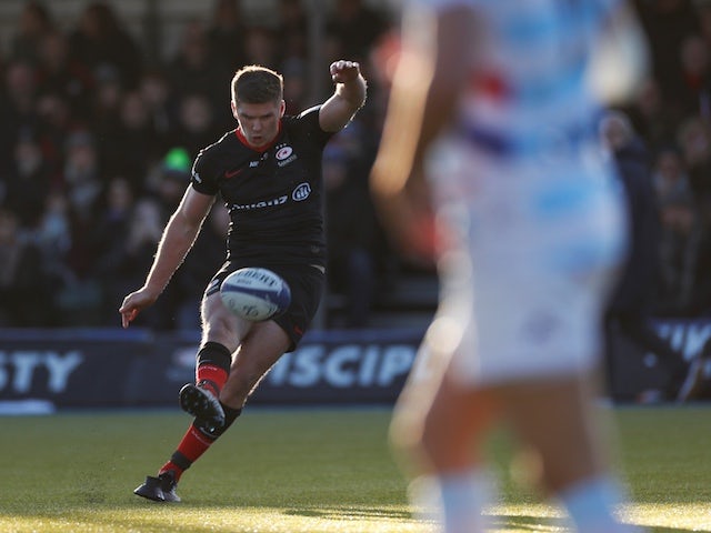 Saracens edge past Racing in first game since automatic relegation