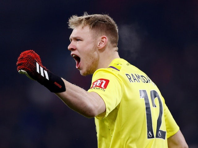Bournemouth's Aaron Ramsdale reacts on January 21, 2020