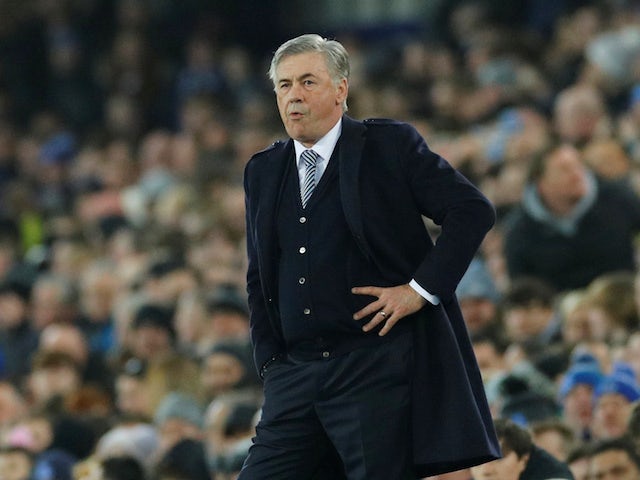 Everton manager Carlo Ancelotti pictured on January 21, 2020