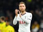 Christian Eriksen in action for Spurs on January 22, 2020