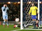 Coventry City's Callum O'Hare reacts after missing a chance to score in injury time on January 25, 2020