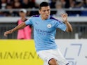 Ian Poveda in action for Man City on July 27, 2019