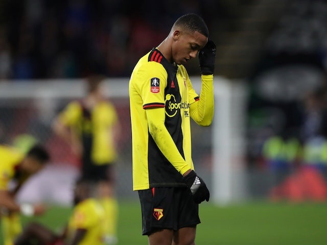 Joao Pedro in action for Watford in January 2020