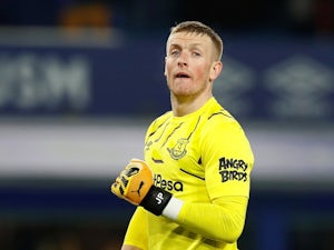 Jordan Pickford on the bench for Everton's clash with Newcastle United