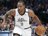 Kawhi Leonard in action for the Clippers on January 21, 2020