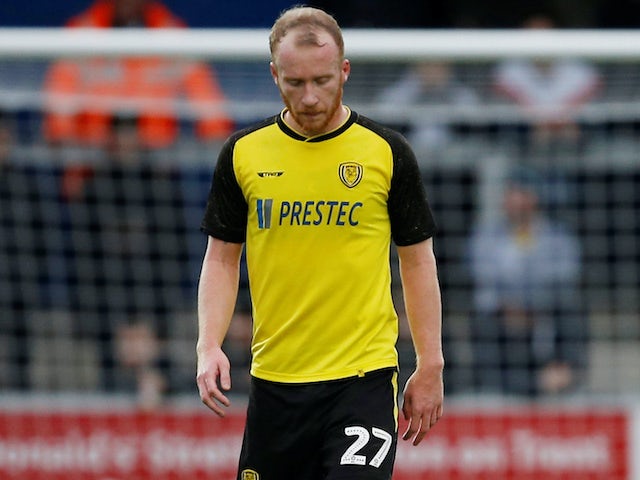 Liam Boyce in action for Burton Albion in the FA Cup on January 5, 2020