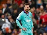 Lionel Messi in action for Barcelona on January 25, 2020