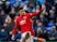 Manchester United's Mason Greenwood celebrates scoring their sixth goal from the penalty spot on January 26, 2020